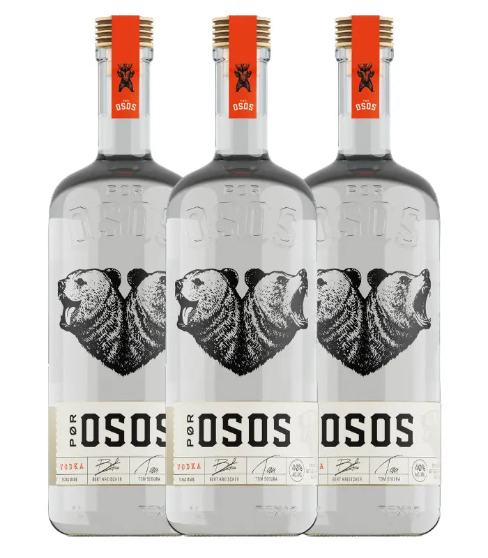 Por Osos Vodka 3-Pack